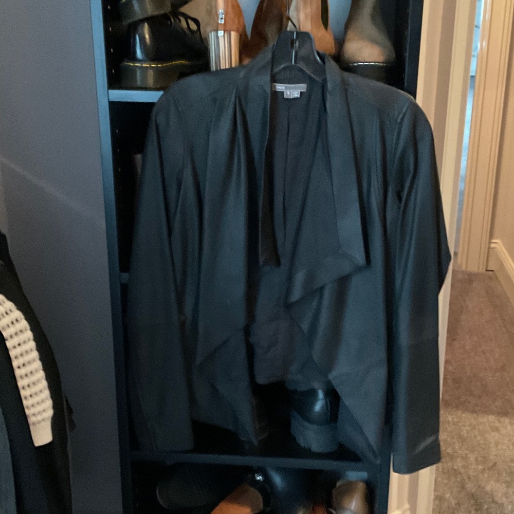 Black Women's leather jacket